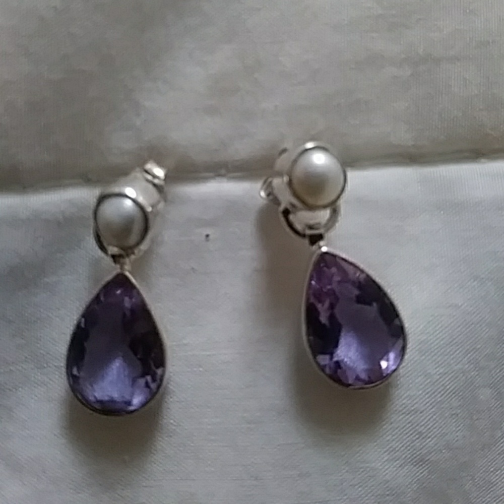 Tear drop earrings
